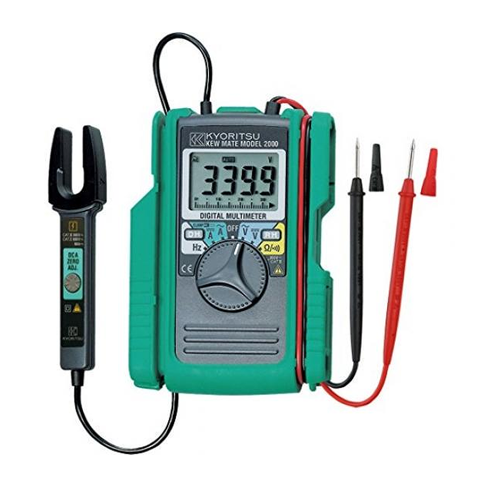 ดิจิตอลมัลติมิเตอร์ KYORITSU 2000 แบบ True RMS วัดกระแสไฟ 60A