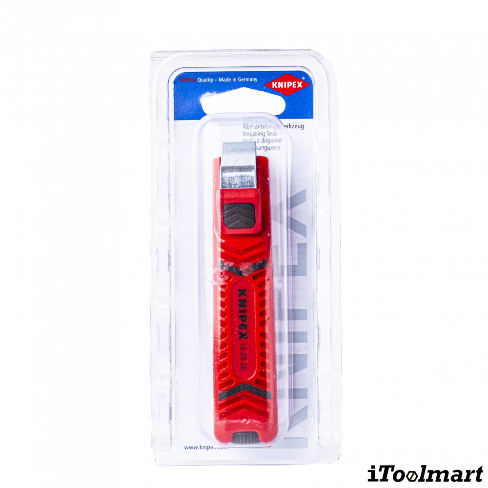 มีดปอกสายไฟ KNIPEX 16 20 28 SB