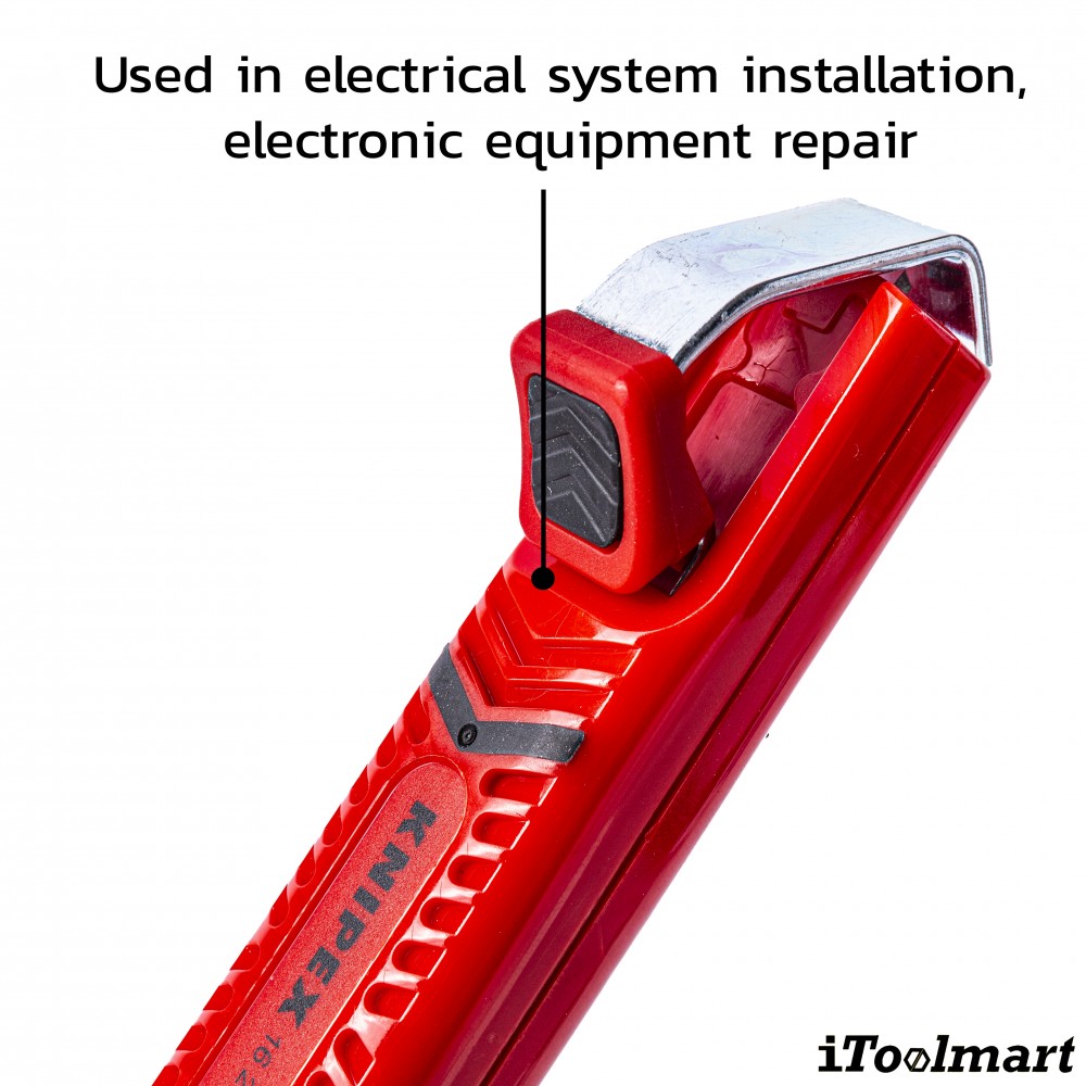 มีดปอกสายไฟ KNIPEX 16 20 28 SB
