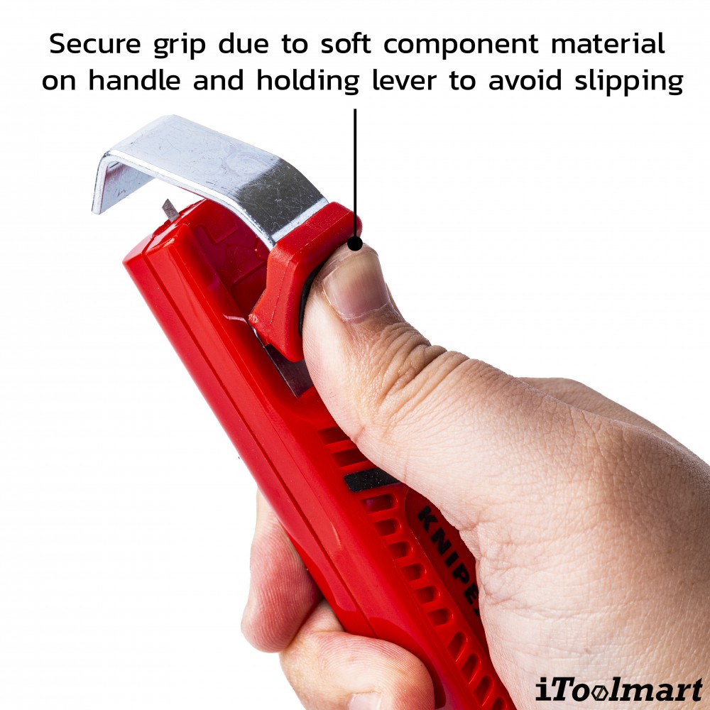 มีดปอกสายไฟ KNIPEX 16 20 28 SB