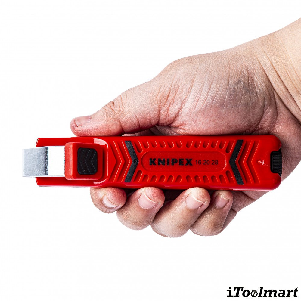 มีดปอกสายไฟ KNIPEX 16 20 28 SB