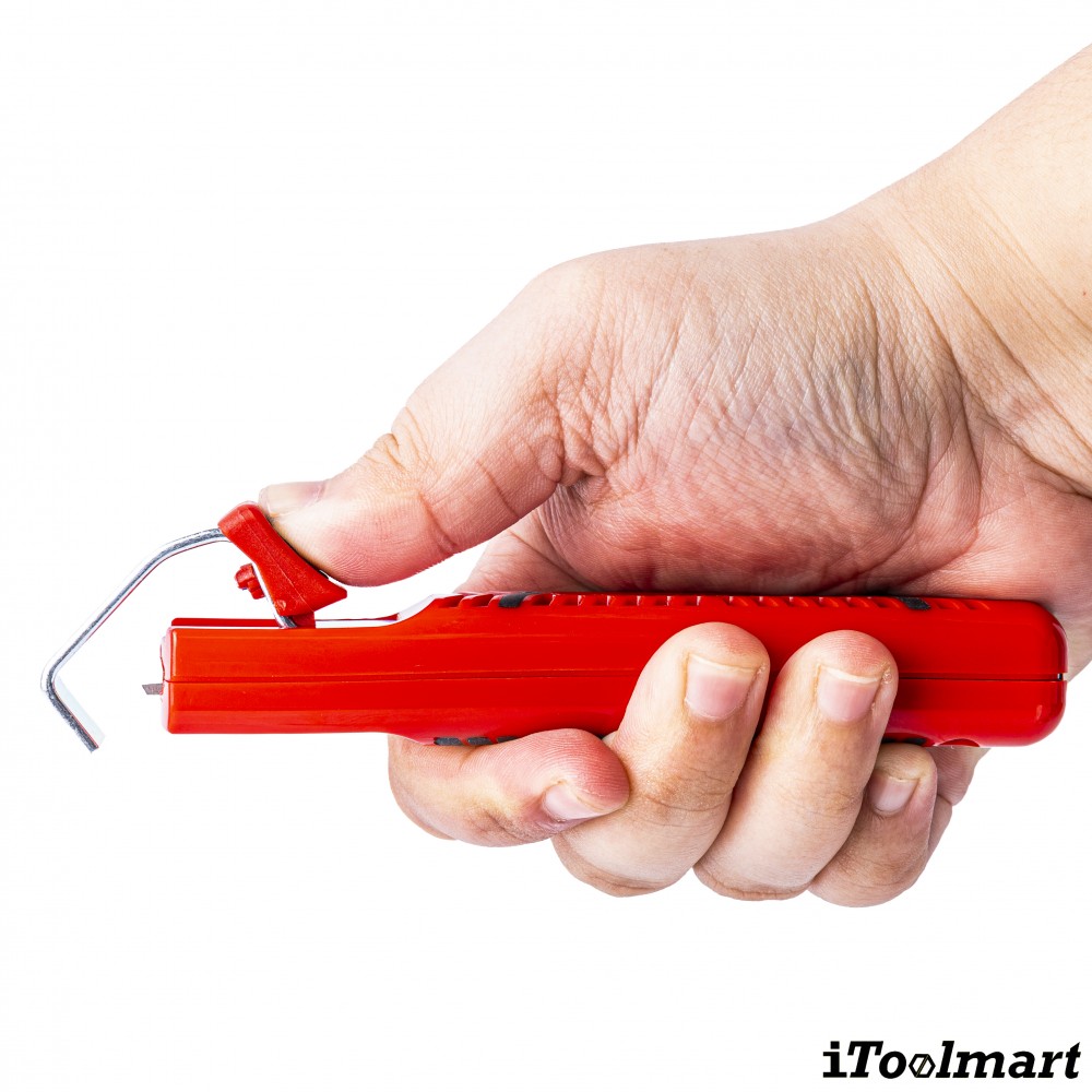 มีดปอกสายไฟ KNIPEX 16 20 28 SB