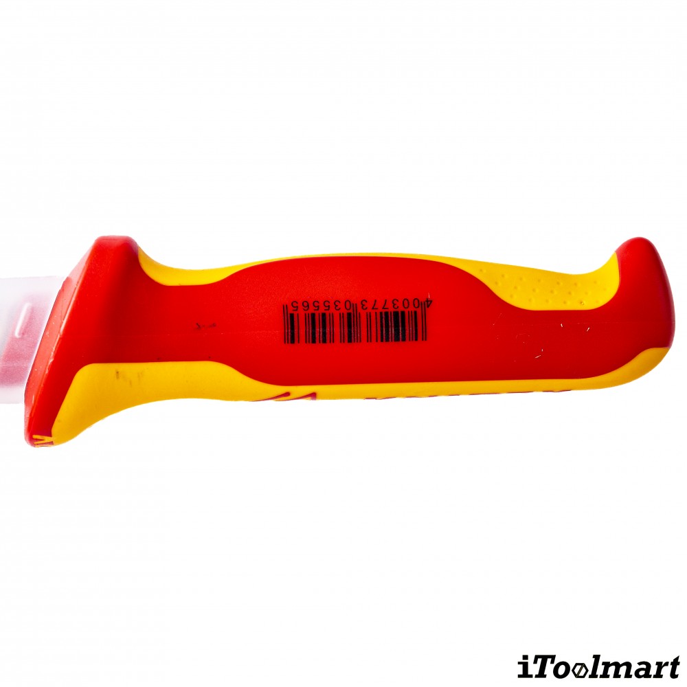 มีดปอกสายเคเบิ้ล  หุ้มฉนวน  KNIPEX 98 52 SB  Cable Knife  ด้าม VDE
