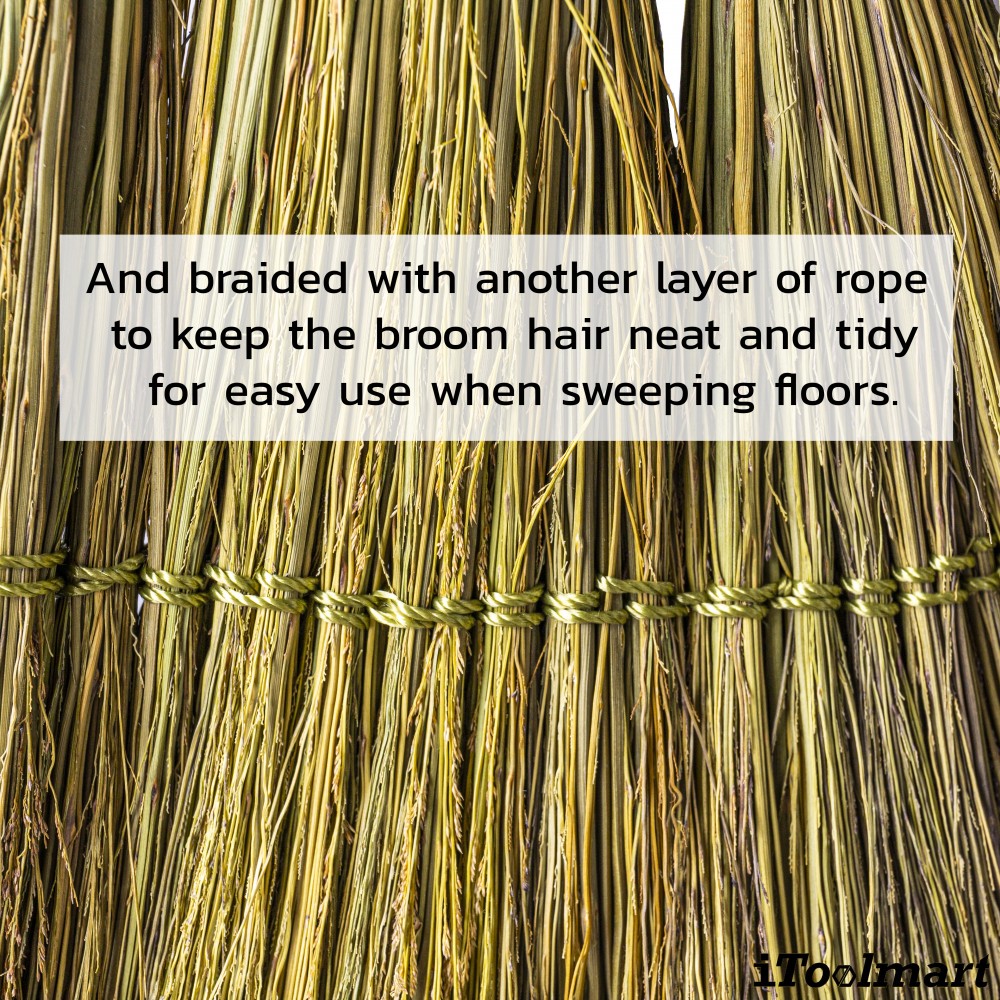 ไม้กวาดญี่ปุ่น Inaki 0202 Zashiki Brooms หุ้มผ้า เอียงลายดอกไม้