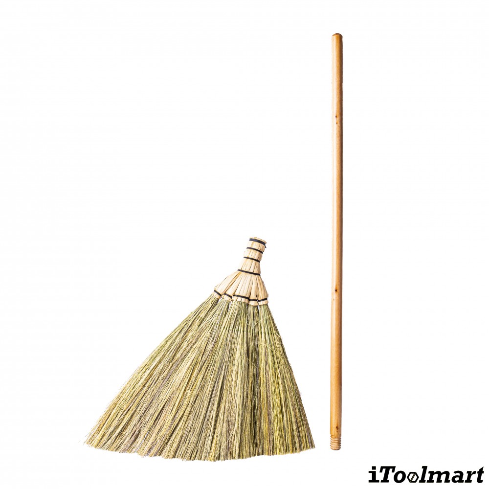 ไม้กวาดญี่ปุ่น Inaki 0202 Zashiki Brooms หุ้มผ้า เอียงลายดอกไม้