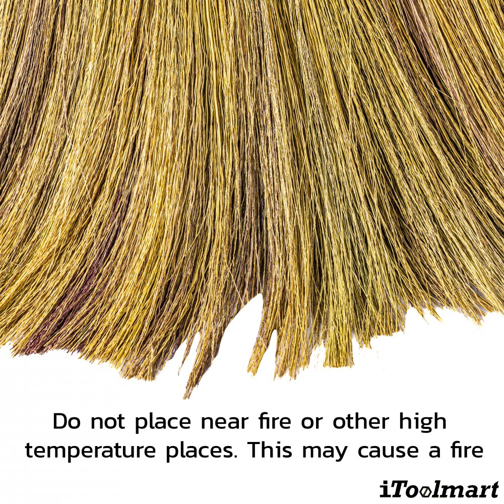 ไม้กวาดญี่ปุ่น Inaki 0203 Zashiki Brooms หุ้มผ้า เอียงลายจุด