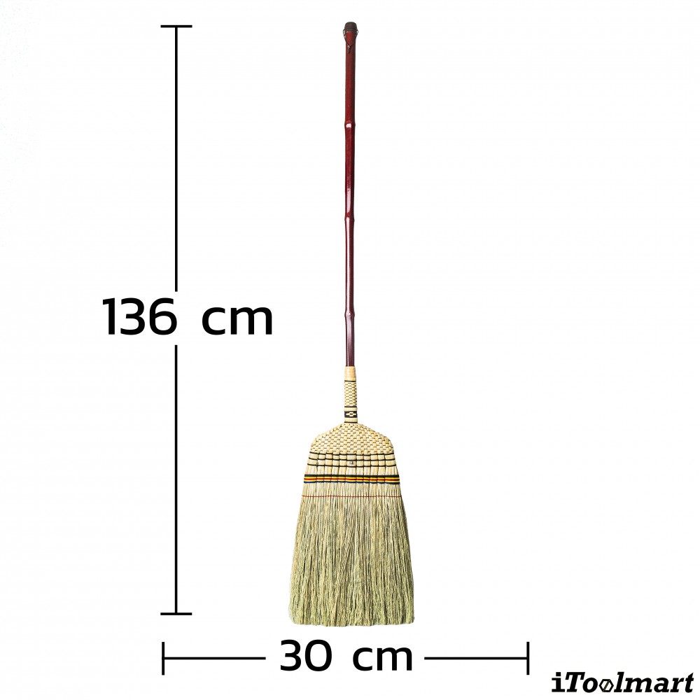 ไม้กวาดญี่ปุ่น Inaki 0401 Daily Clean Zashiki Broom ทรงตรง ด้ามยาว