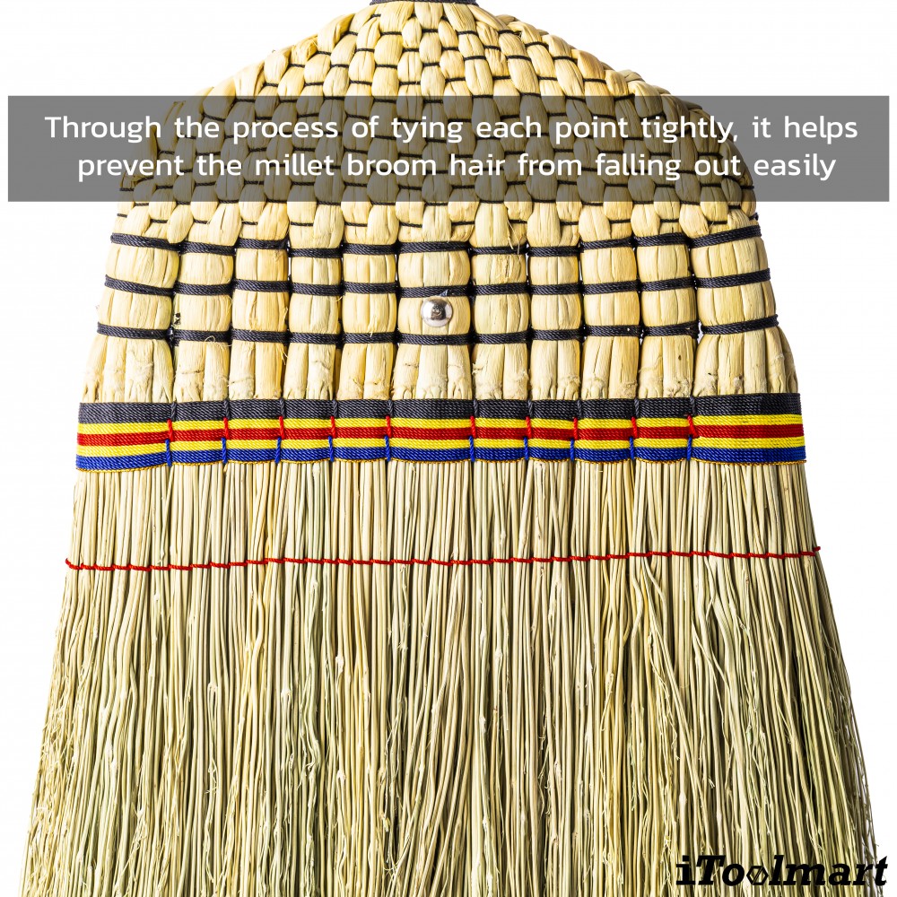 ไม้กวาดญี่ปุ่น Inaki 0401 Daily Clean Zashiki Broom ทรงตรง ด้ามยาว