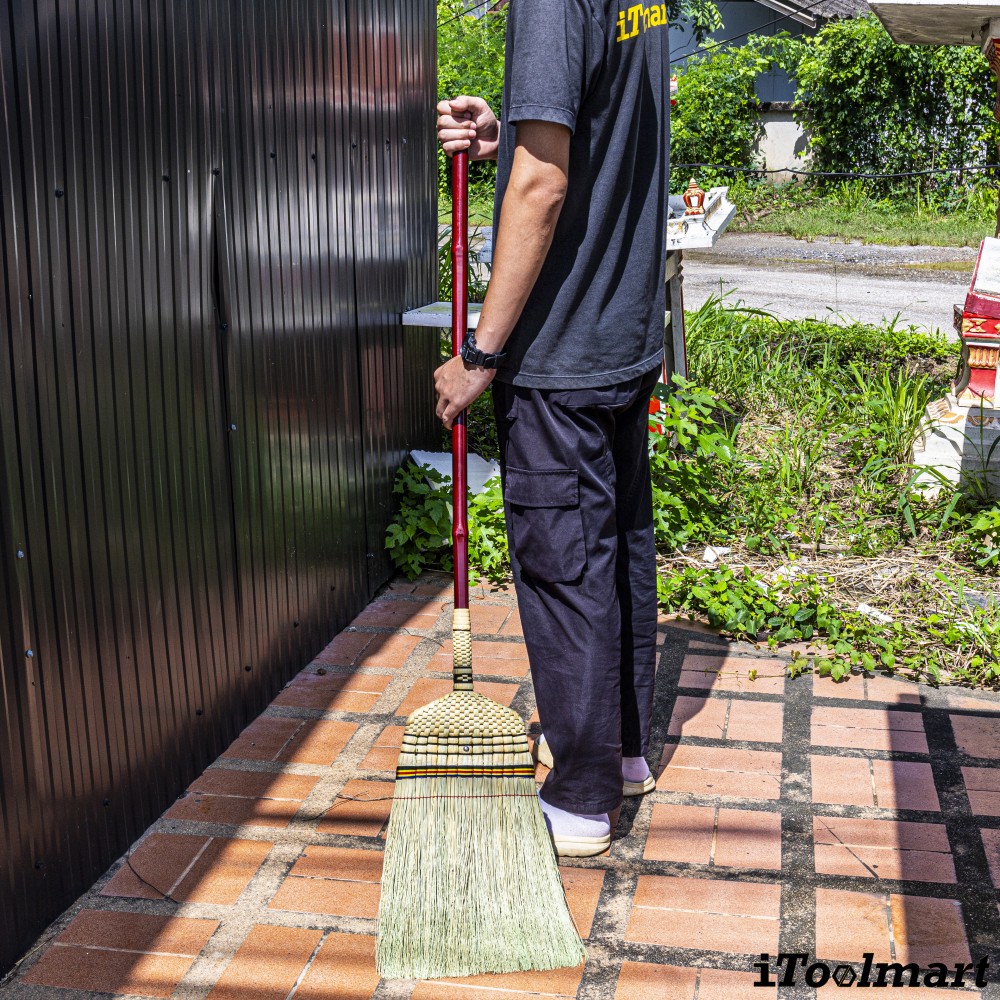 ไม้กวาดญี่ปุ่น Inaki 0401 Daily Clean Zashiki Broom ทรงตรง ด้ามยาว