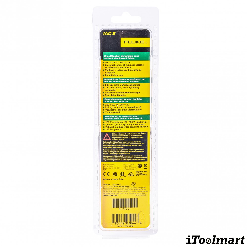 ปากกาตรวจวัดแรงดันไฟฟ้า FLUKE 1AC E2 