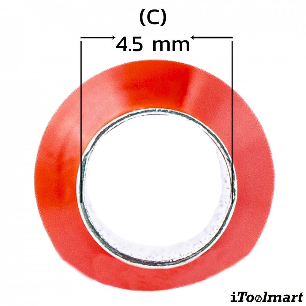หางปลาคอร์ดเอ็น KST E10 12 แบบหุ้ม สีแดง ขนาด 10 mm² 100 ตัว หางปลาคอร์ดเอ็น KST E10 12 แบบหุ้ม สีแดง ขนาด 10 mm² 100 ตัว