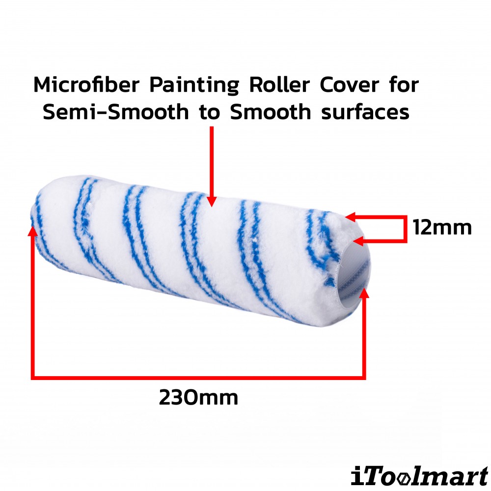 ลูกกลิ้งทาสี WADFOW WCB1909 ลูกกลิ้งทาสีโพลีเอสเตอร์​​​​​​​ ขนาด 230 มม   9 นิ้ว 