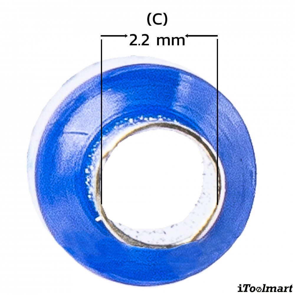 หางปลาคอร์ดเอ็น KST E2508 แบบหุ้ม สีน้ำเงิน ขนาด 2 5 mm² 100 ตัว หางปลาคอร์ดเอ็น KST E2508 แบบหุ้ม สีน้ำเงิน ขนาด 2 5 mm² 100 ตัว