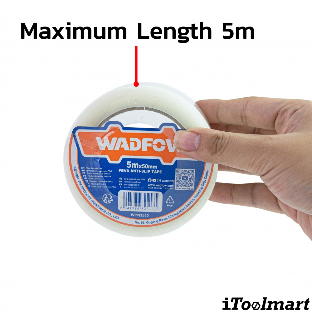 เทปกันลื่น WADFOW WPN3550 ขนาด 5 m x 50 mm 