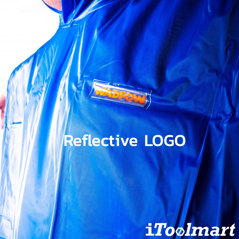 เสื้อกันฝน WADFOW WRC1001 ขนาดฟรีไซส์ 125 x 200 ซม  ความหนา 0 25 มม 