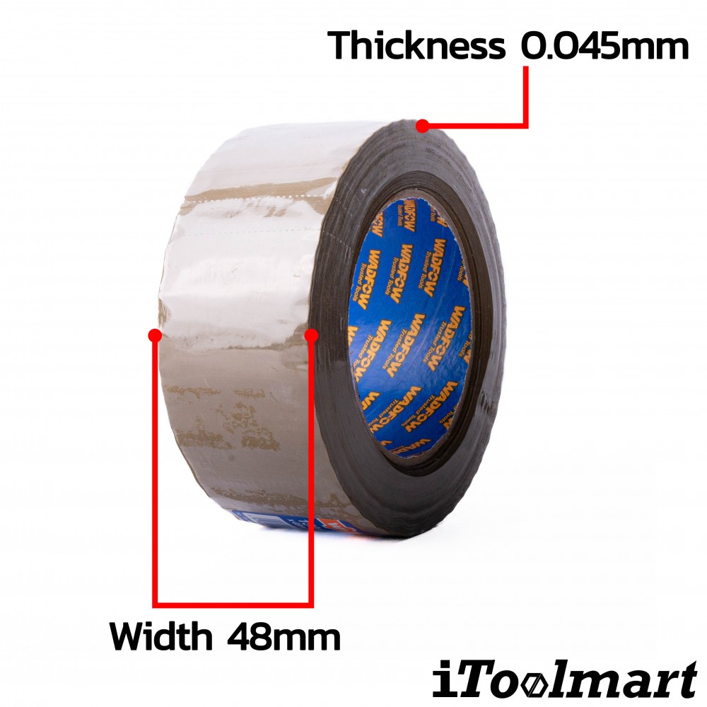เทปกาว WADFOW WPN1H61 สีน้ำตาล ขนาด 150 m x 48 mm 
