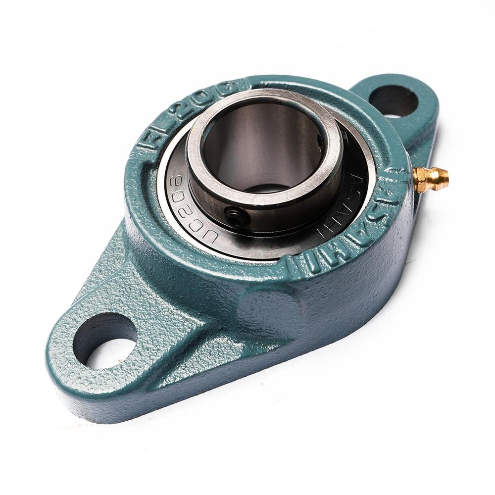 ตลับลูกปืนตุ๊กตา ASAHI UCFL206 ฝายางปิด ความแม่นยำ  P0 Abec 1