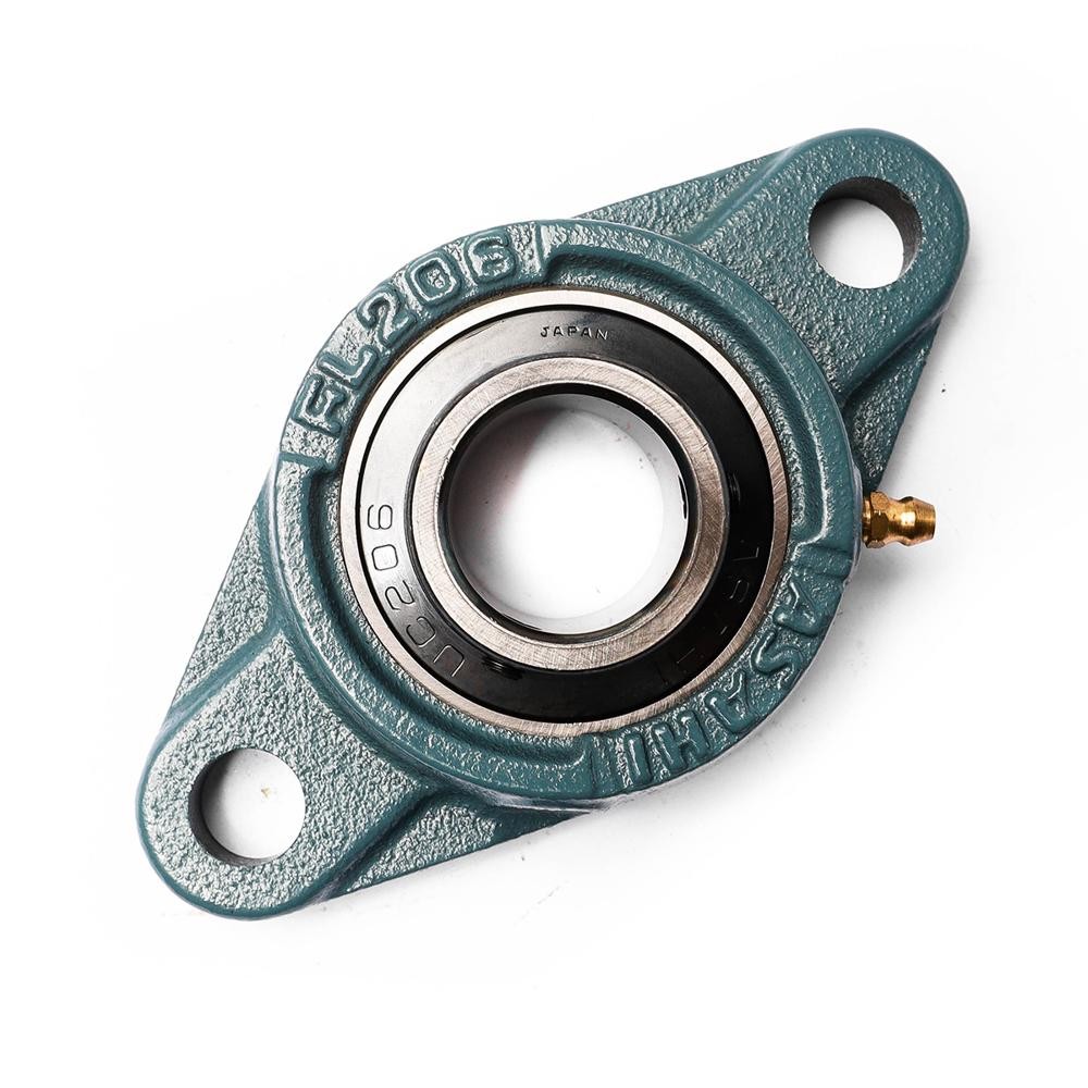 ตลับลูกปืนตุ๊กตา ASAHI UCFL206 ฝายางปิด ความแม่นยำ  P0 Abec 1