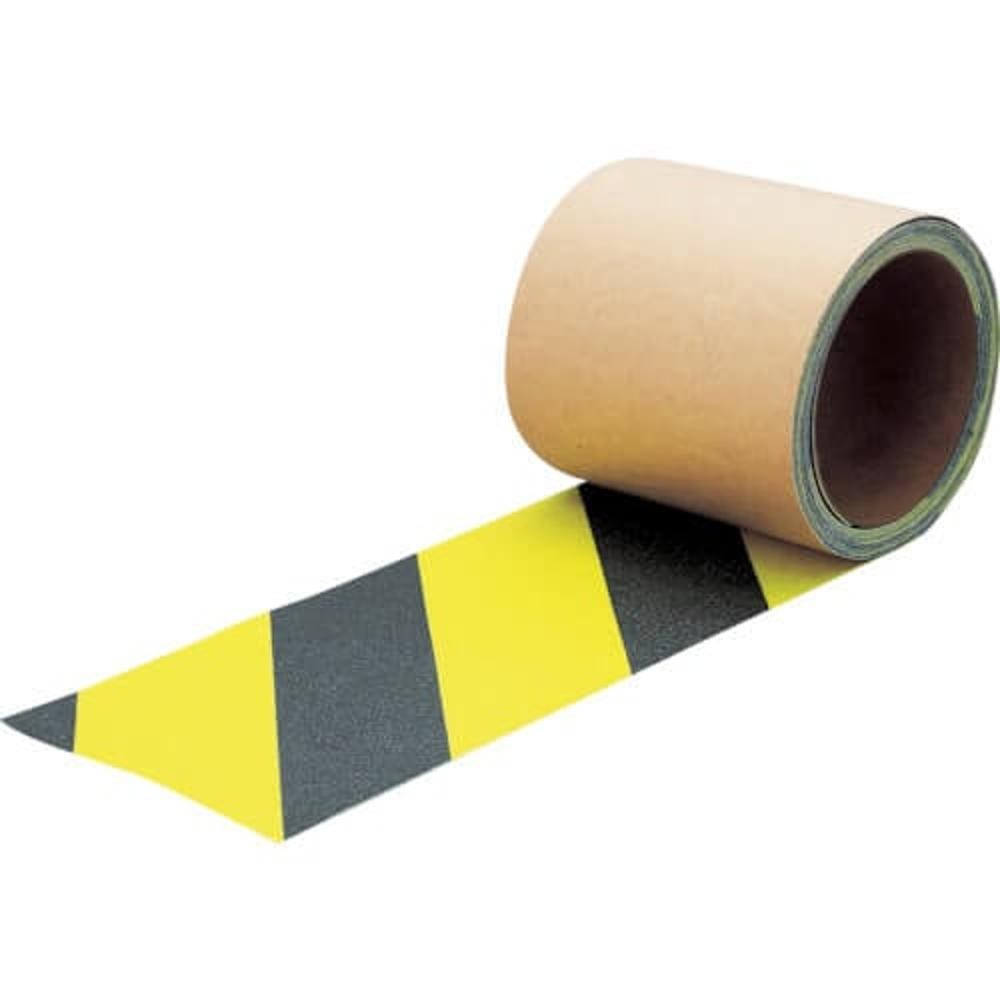 เทปกันลื่น TRUSCO TKNS100 ZB ขนาด 100 mm x 3 m สีเหลืองดำ