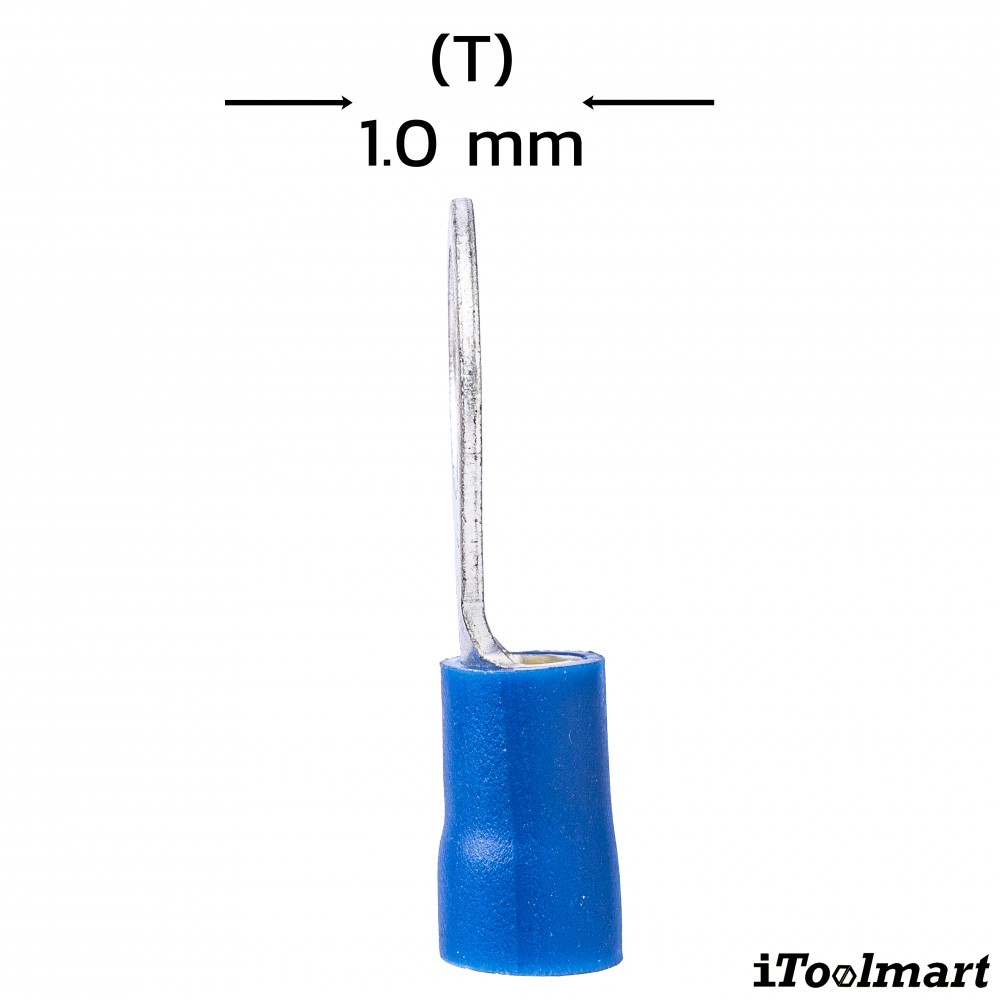 หางปลากลมหุ้ม KST RV5 10 สีน้ำเงิน ขนาด 6 mm² 100 ตัว หางปลากลมหุ้ม KST RV5 10 สีน้ำเงิน ขนาด 6 mm² 100 ตัว