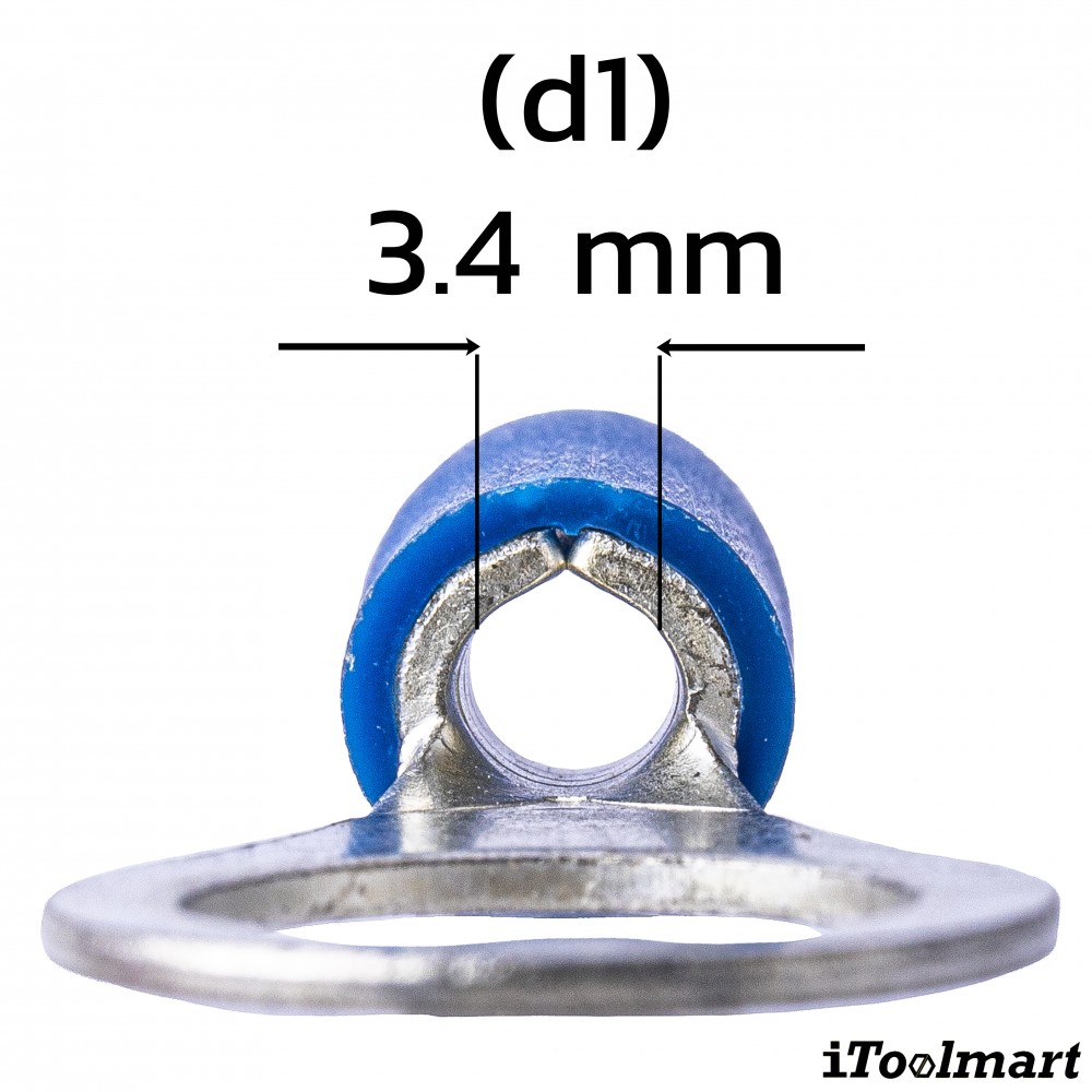 หางปลากลมหุ้ม KST RV5 10 สีน้ำเงิน ขนาด 6 mm² 100 ตัว หางปลากลมหุ้ม KST RV5 10 สีน้ำเงิน ขนาด 6 mm² 100 ตัว