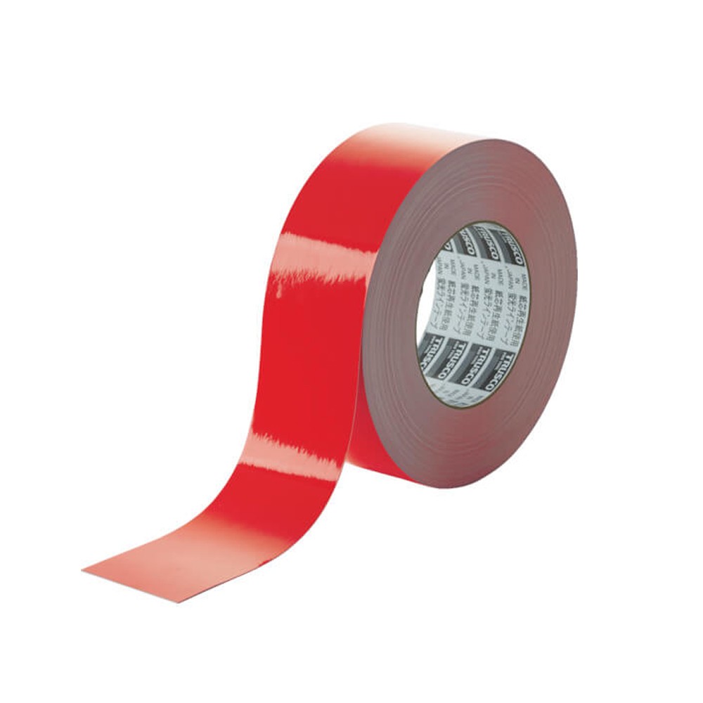 เทปตีเส้น TRUSCO TLK5033R ขนาด 50 mm x 33 m สีแดง
