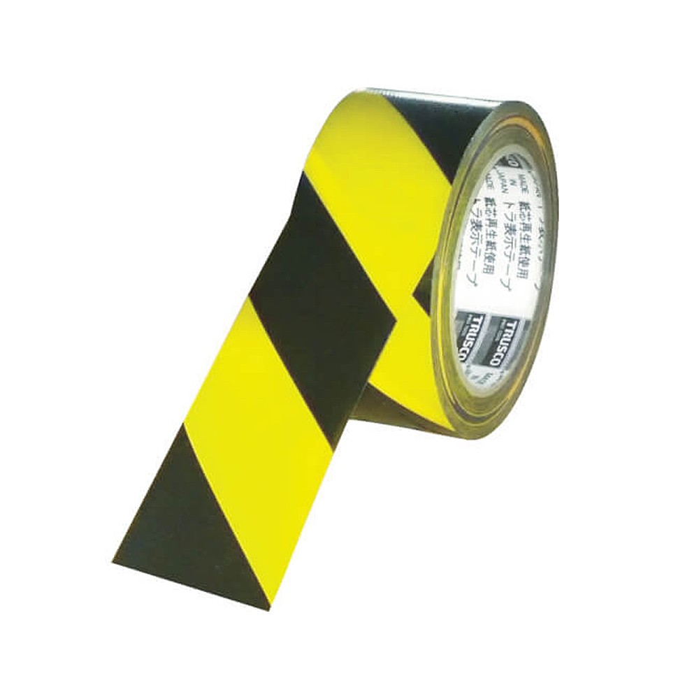 เทปกาว TRUSCO TRTR5025YB ขนาด 50 mm x 25 m สีเหลืองดำ