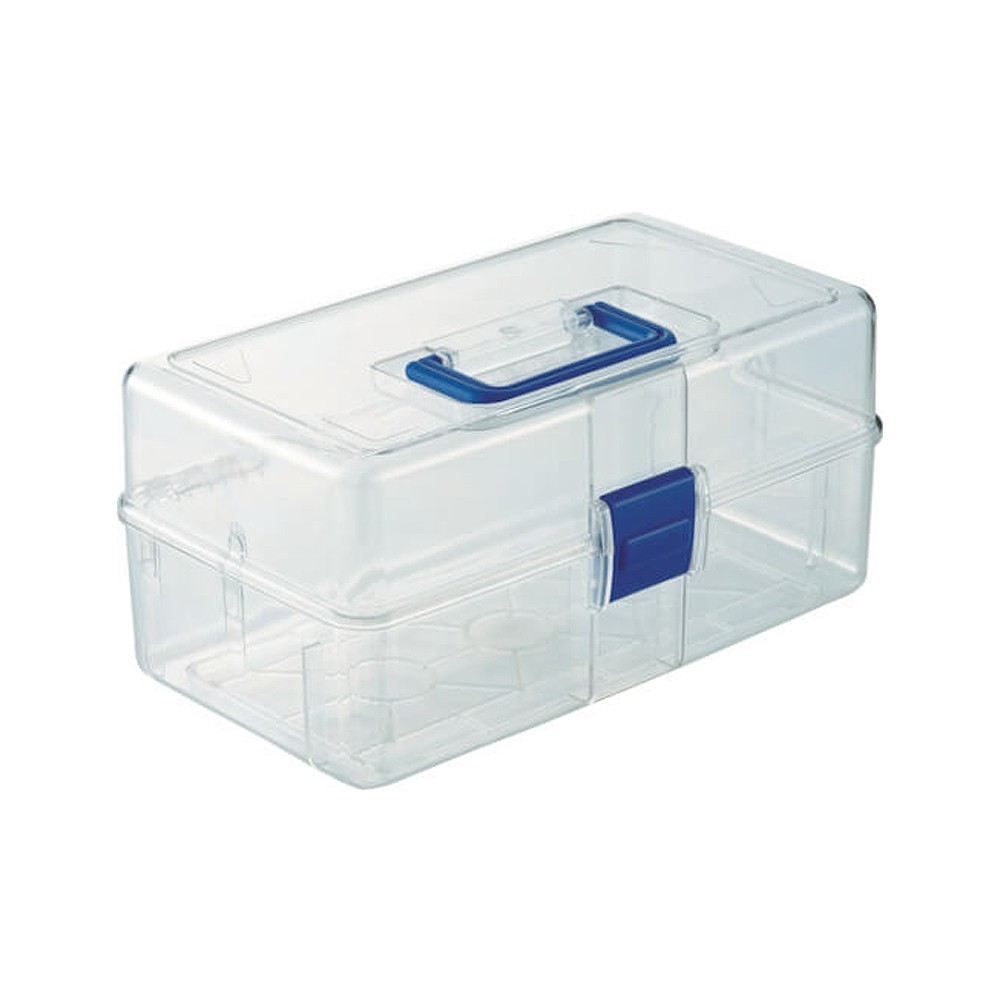 กล่องเครื่องมือ TRUSCO TCRBOXF ขนาด 325 x 196 x 160 mm สีใส