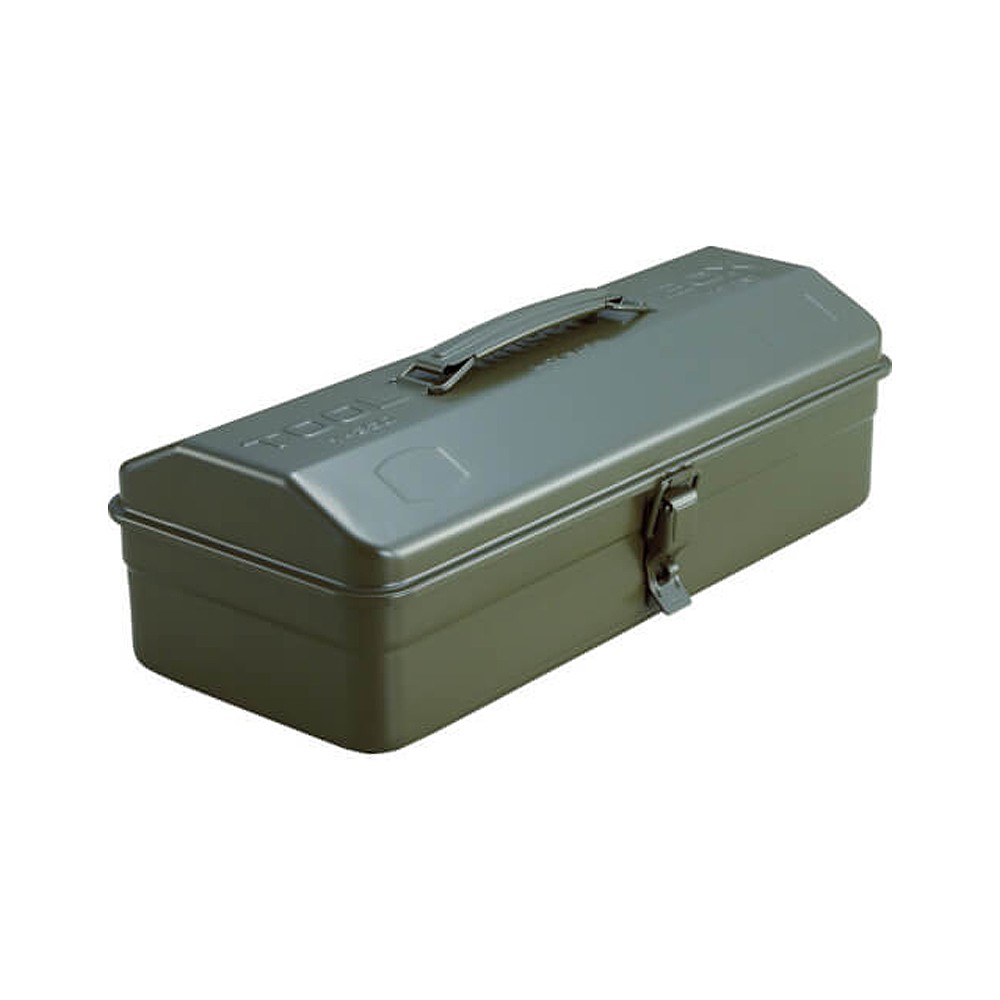กล่องเครื่องมือ TRUSCO Y350OD กล่องเหล็กฝาจั่ว ขนาด 373 x 164 x 124 mm