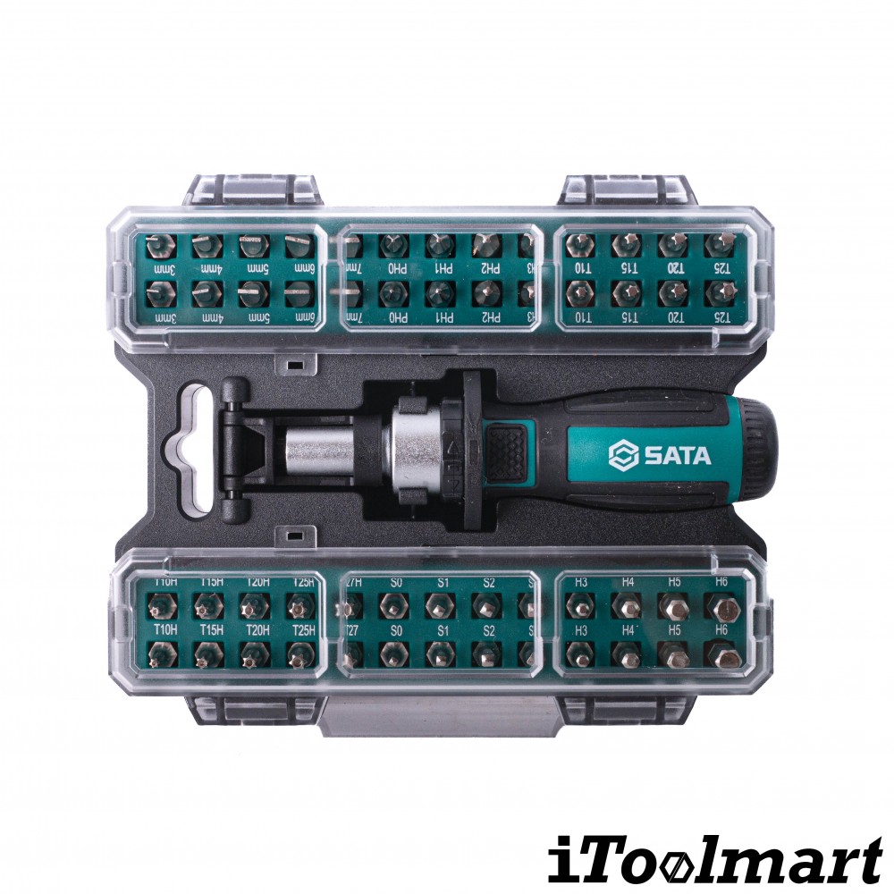 ชุดด้ามขันฟรี SATA 53 ชิ้น 05491