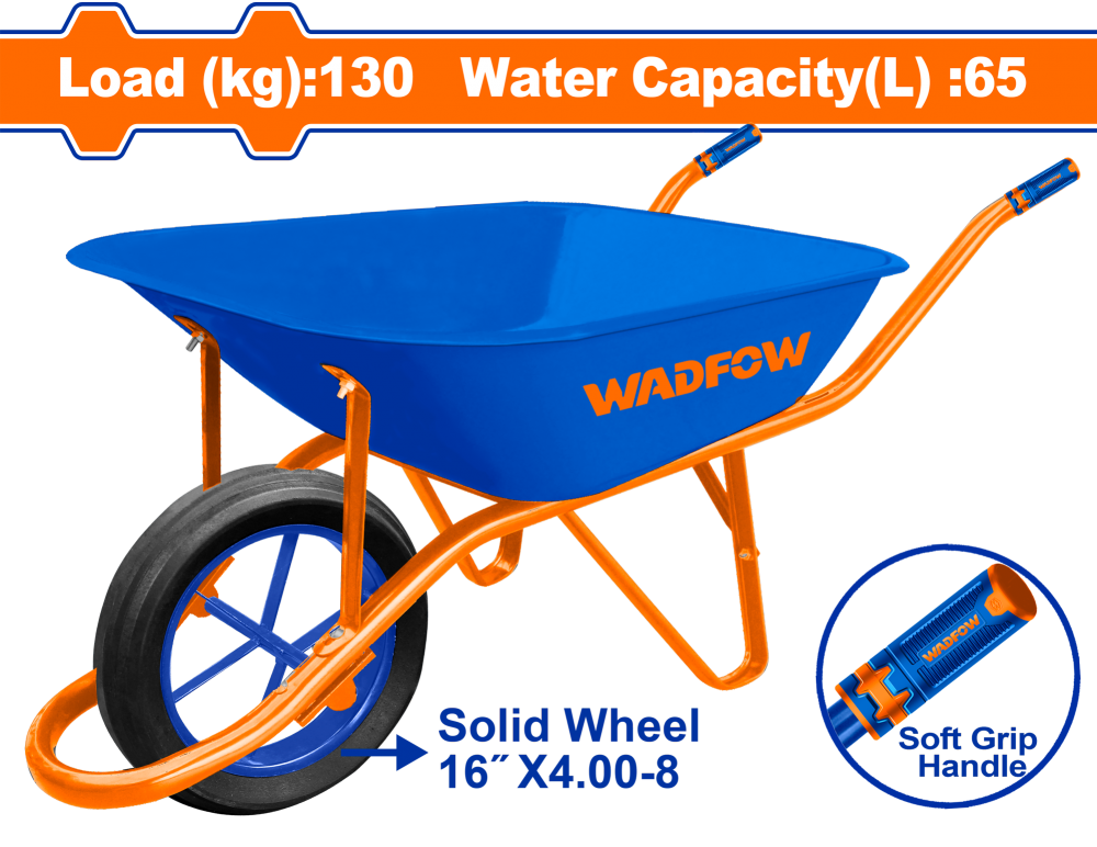 รถเข็นปูนล้อเดี่ยว ยางตัน WADFOW 16 WWB1F02