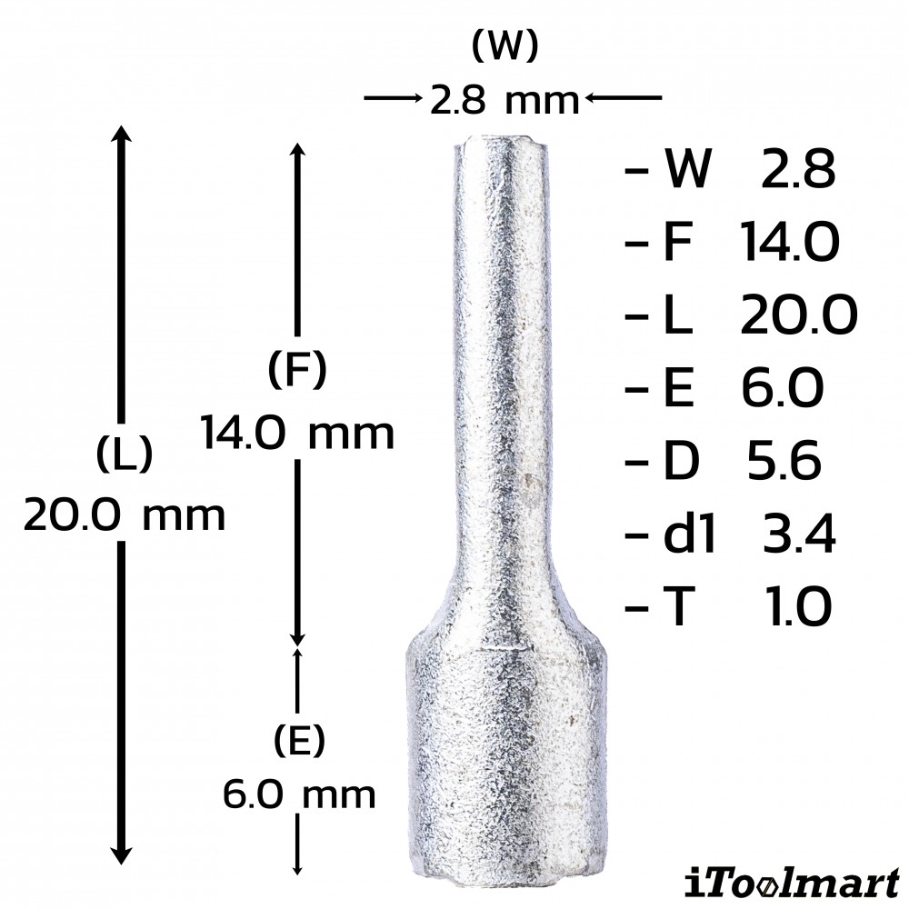หางปลาเสียบก้านไม้ขีด KST PTNB5 13 แบบเปลือย ขนาด 6 mm² 100 ตัว หางปลาเสียบก้านไม้ขีด KST PTNB5 13 แบบเปลือย ขนาด 6 mm² 100 ตัว