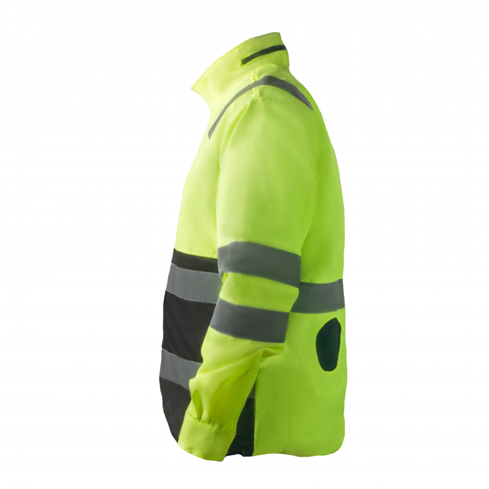 เสื้อพัดลมแขนยาว สะท้อนแสง TECHMAN Size M สีเขียว  ตัวเปล่า 