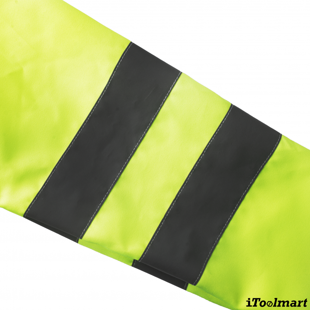 เสื้อพัดลมแขนยาว สะท้อนแสง TECHMAN Size L สีเขียว  ตัวเปล่า 