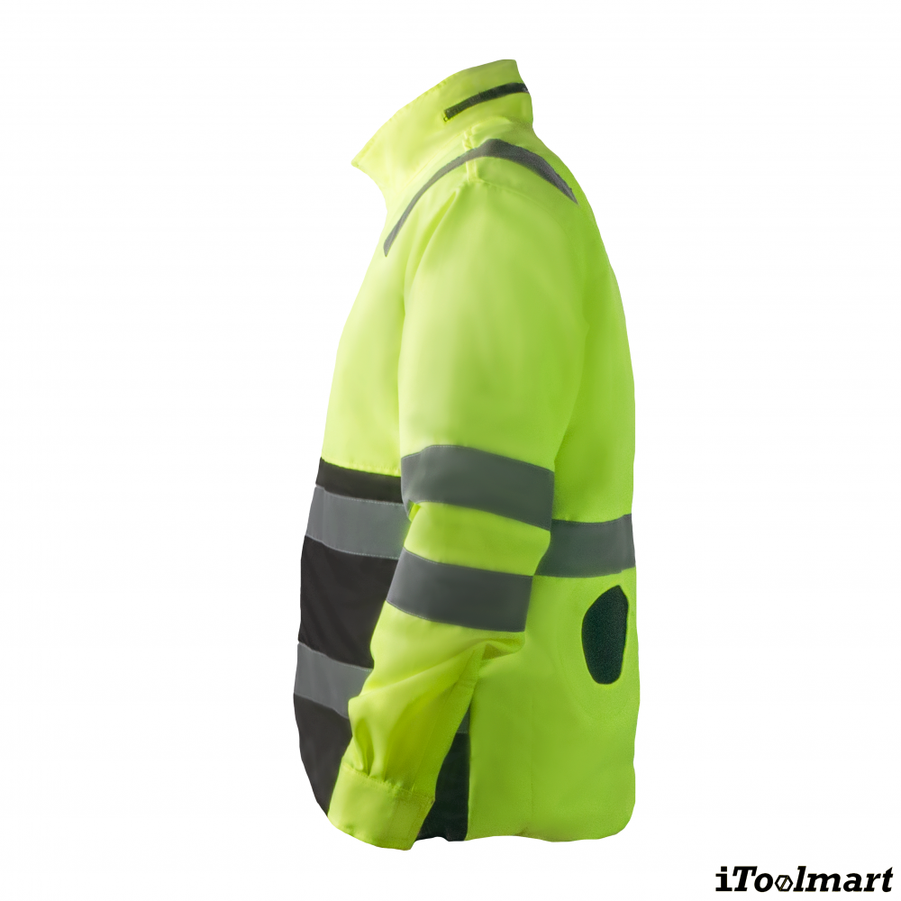 เสื้อพัดลมแขนยาว สะท้อนแสง TECHMAN Size XL สีเขียว  ตัวเปล่า 