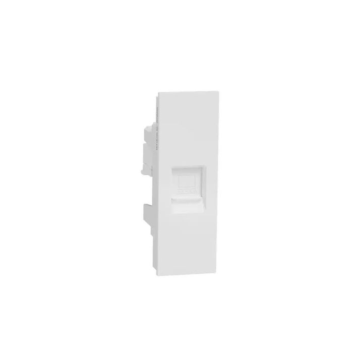 เต้ารับคอมพิวเตอร์ SCHNEIDER M3T1RJ5MWE Cat5 พร้อมม่านนิรภัย สีขาว