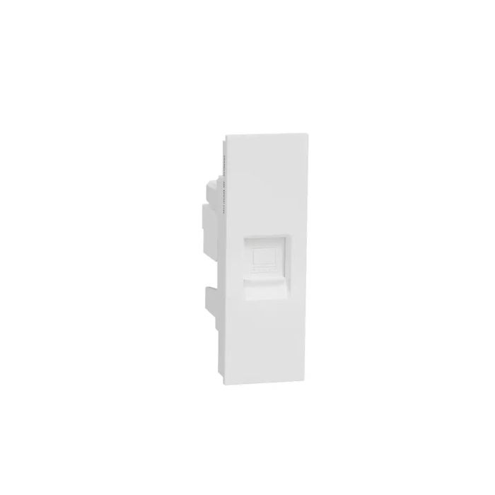 เต้ารับคอมพิวเตอร์ SCHNEIDER M3T1RJ6MWE Cat6 พร้อมม่านนิรภัย สีขาว