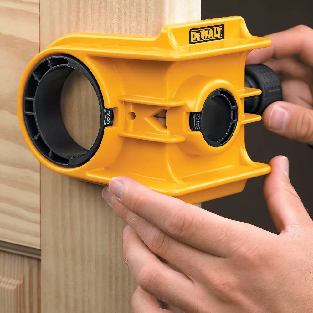 ชุดเจาะไม้ โฮลซอ พร้อมดอกเจาะ DEWALT D180004 Door Lock Installation Kit