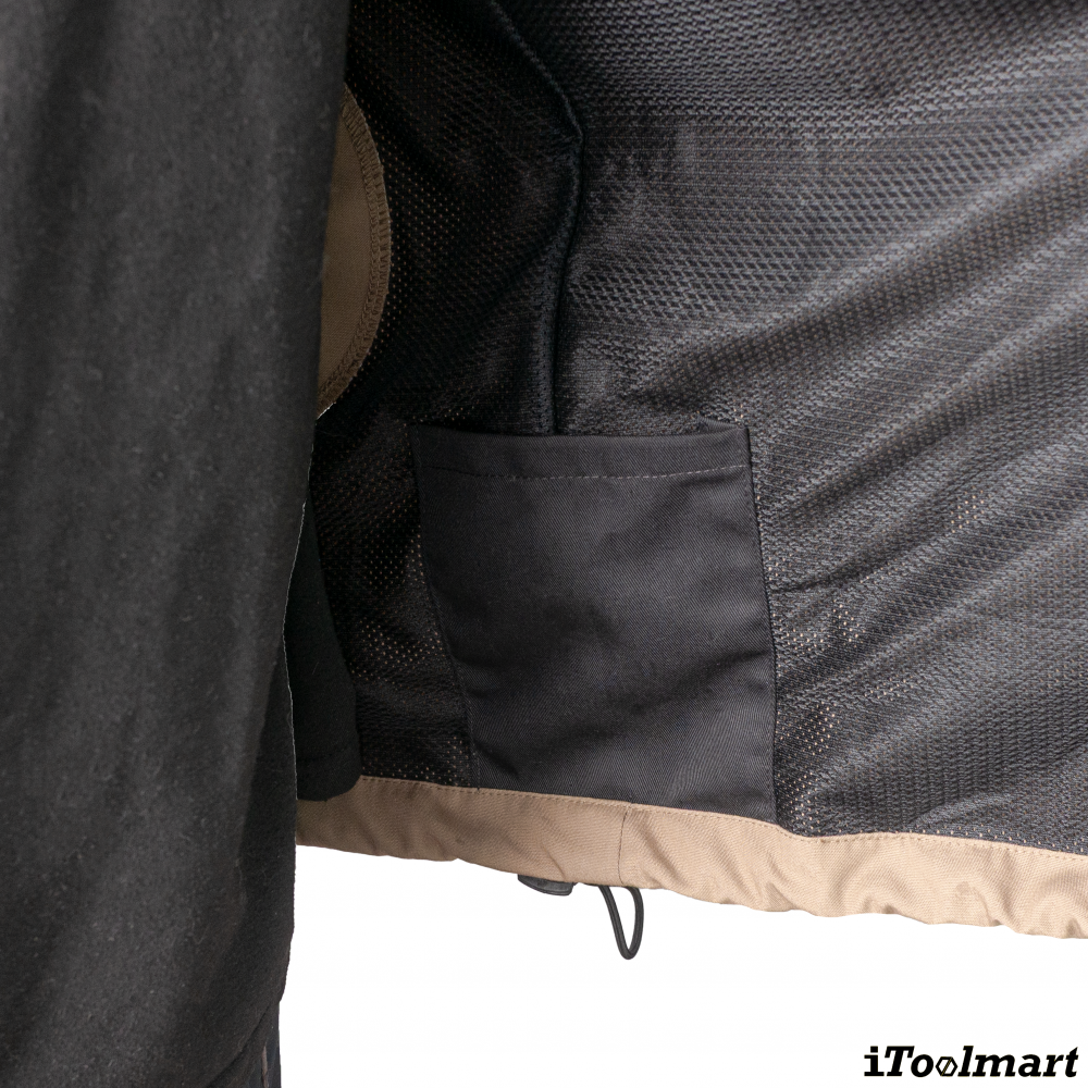 เสื้อกั๊กพัดลม TECHMAN สีน้ำตาล  ตัวเปล่า 