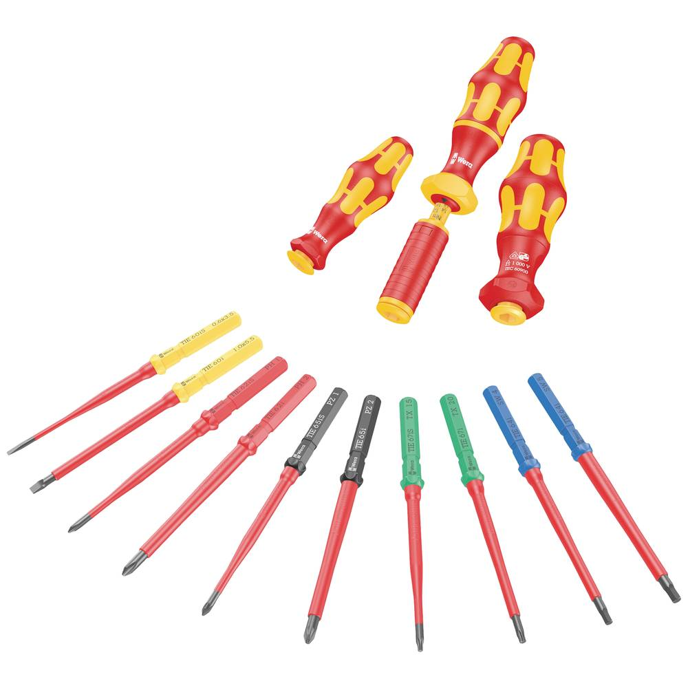 ก้านไขควง Wera Kraftform Kompakt VDE 60 i TIE SB 05006552001 ขนาด 0 6x3 5x157 mm 