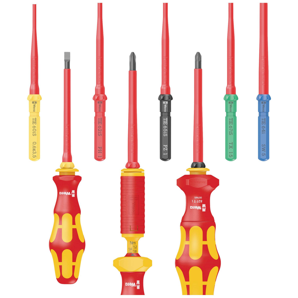 ก้านไขควง Wera Kraftform Kompakt VDE 60 i TIE SB 05006553001 ขนาด 0 8x4 0x157 mm 
