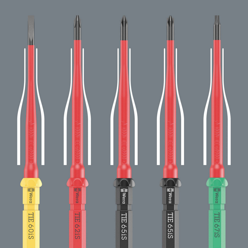 ก้านไขควง Wera Kraftform Kompakt VDE 62 iS TIE SB 05006559001 ขนาด PH 1 x 157 mm