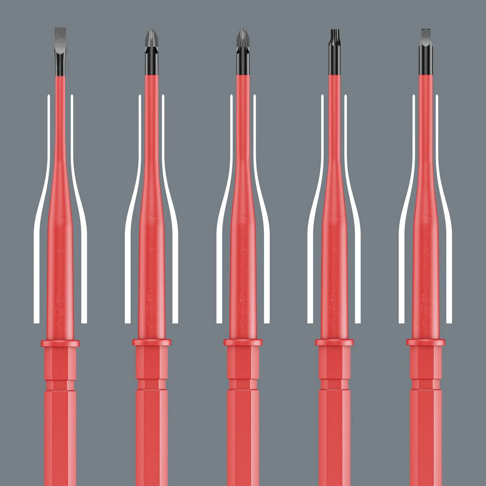 ก้านไขควง Wera Kraftform Kompakt VDE 65 iS TIE SB 05006566001 ขนาด PZ 1 x 157 mm