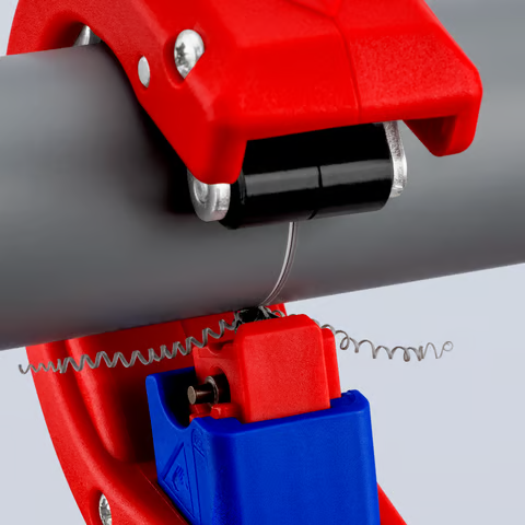 คัตเตอร์ตัดท่อพลาสติก KNIPEX DPT50 90 23 02 BK