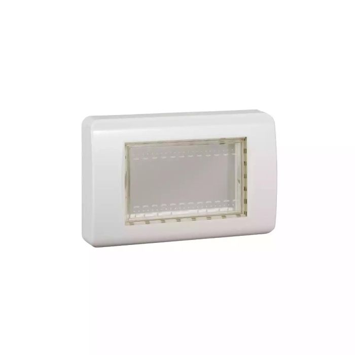 ฝาครอบกันน้ำ SCHNEIDER  A3223HR IP55 สีขาว ขนาด 3 ช่อง