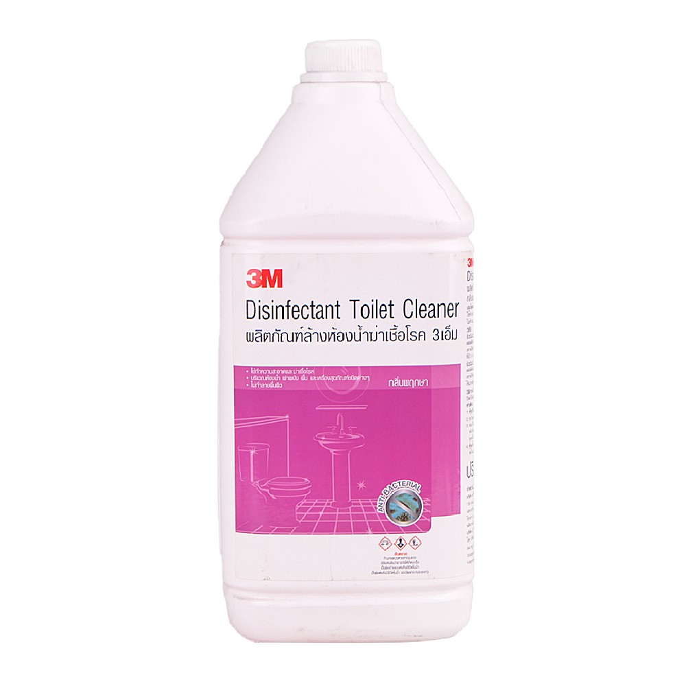 น้ำยาล้างห้องน้ำ 3M Disinfectant Toilet Cleaner กลิ่นพฤกษา ขนาด 3 8 ลิตร