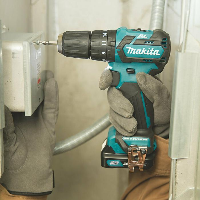 สว่านกระแทกไร้สาย MAKITA รุ่น HP332DZ 12V   BL MOTOR  เฉพาะเครื่อง