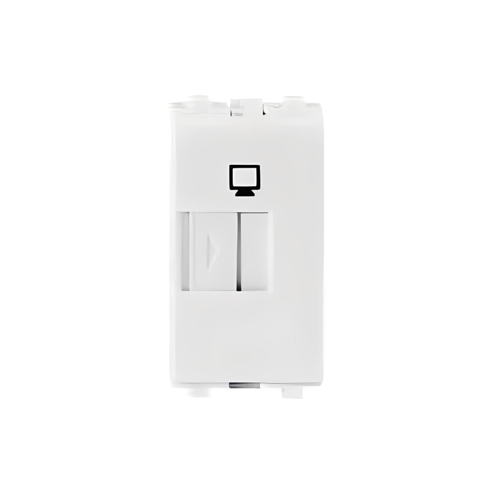 เต้ารับคอมพิวเตอร์ SCHNEIDER 3031RJ88SMA5 T สีขาว