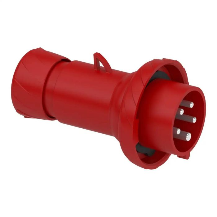 ปลั๊กตัวผู้ SCHNEIDER PKX32M735 แบบกลางทาง กันน้ำพิเศษ 3PEN  สีแดง 32A 400V
