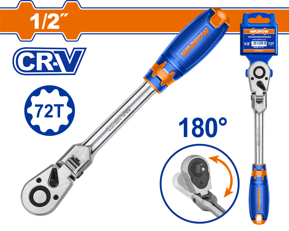 ด้ามฟรี ปรับมุมได้ WADFOW WRW4212 CRV ขนาด 12 นิ้ว